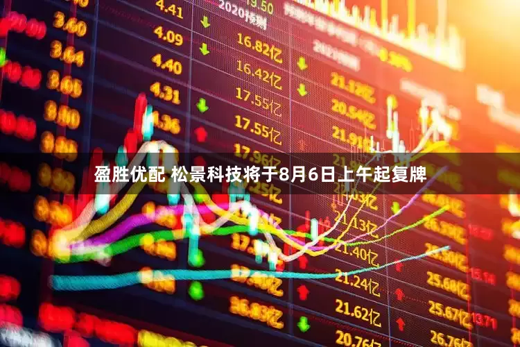 盈胜优配 松景科技将于8月6日上午起复牌