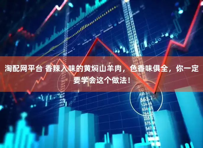 淘配网平台 香辣入味的黄焖山羊肉，色香味俱全，你一定要学会这个做法！