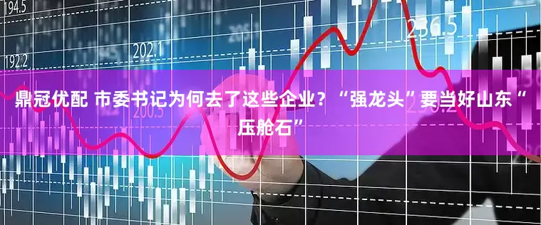 鼎冠优配 市委书记为何去了这些企业？“强龙头”要当好山东“压舱石”